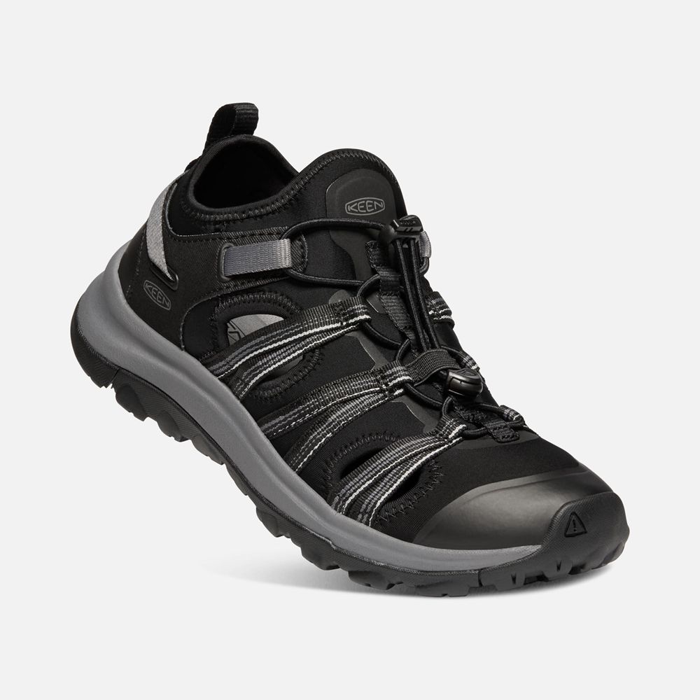 Zapatos de Seguridad Keen Mexico Negros/Grises - Mujer Terradora Ii All Terrain - ZC0987354